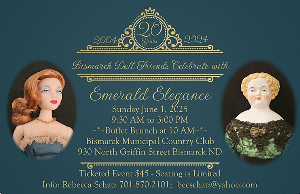  Bismarck Doll Friends Doll Club Brunch and Doll Sale
