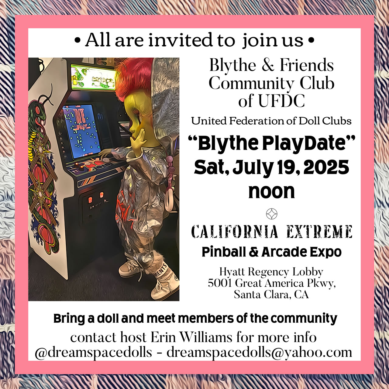 Blythe Arcade PlayDate