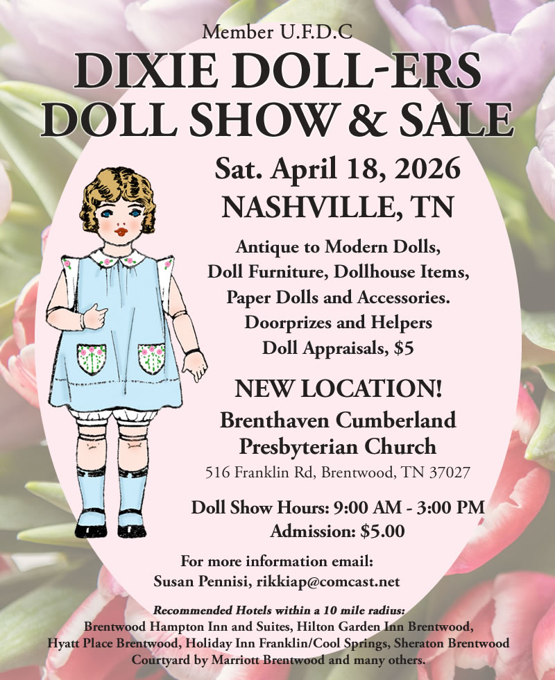 The Dixie Doll-ers Doll Show & Sale