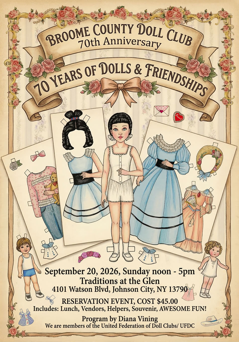 Broome County Doll Club - 70th Anniversary Celebration