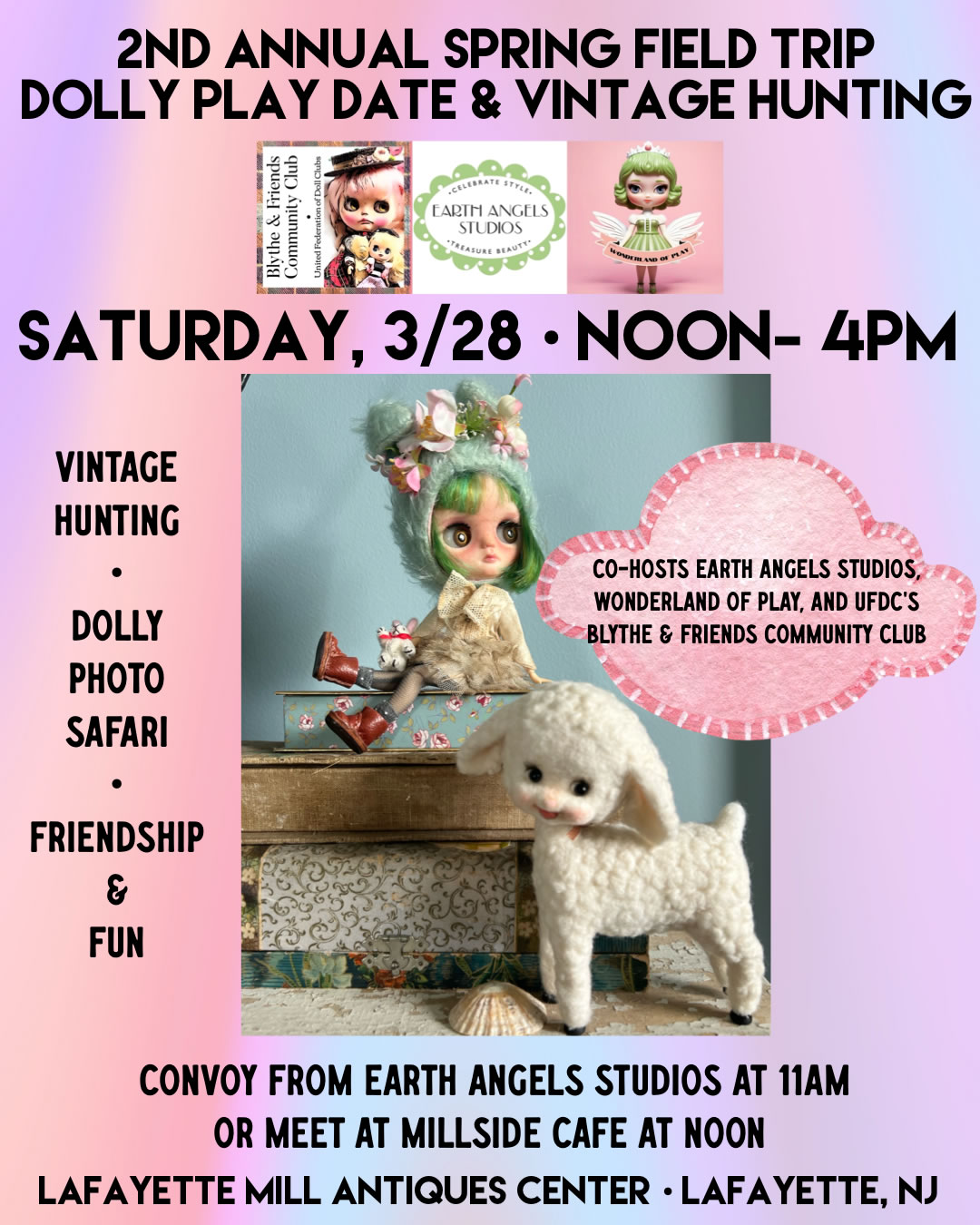 2nd Annual Spring Blythe Fieldtrip: Dolly Playdate & Vintage Hunting