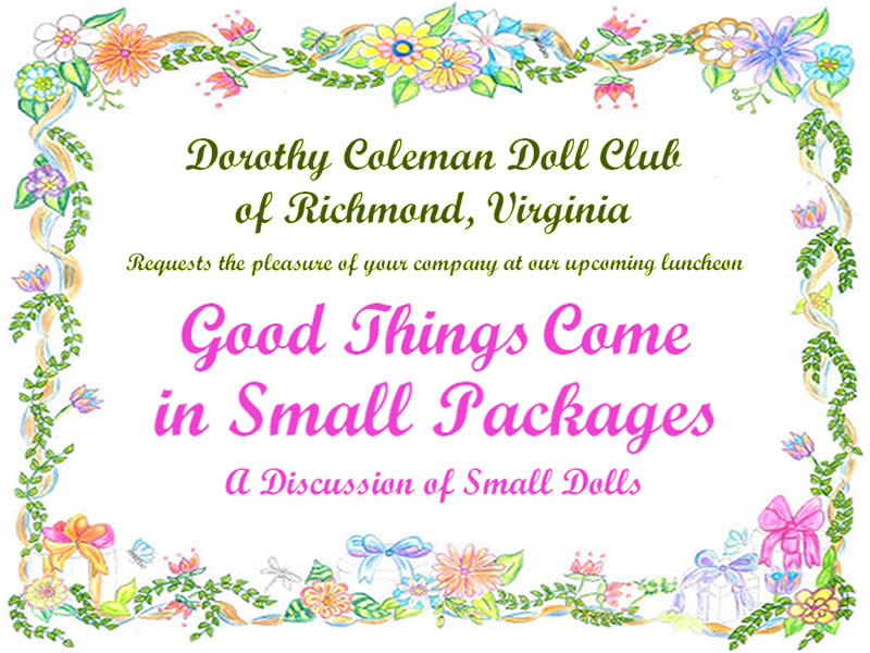 Dorothy Coleman Doll Club Luncheon