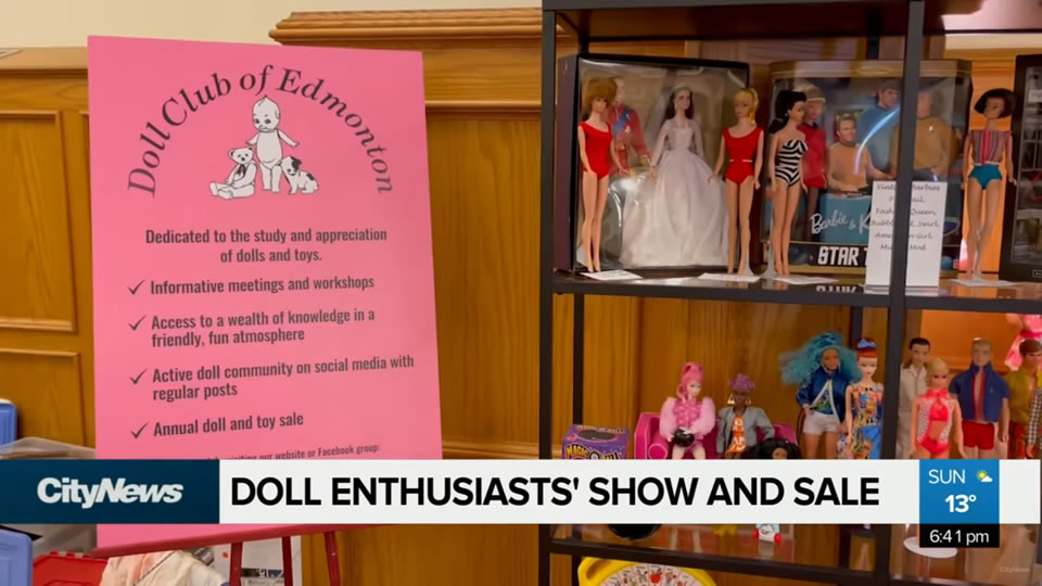 Video of 2021 Doll Club of Edmonton's Annual Doll, Toy & Teddy Bear Show and Sale