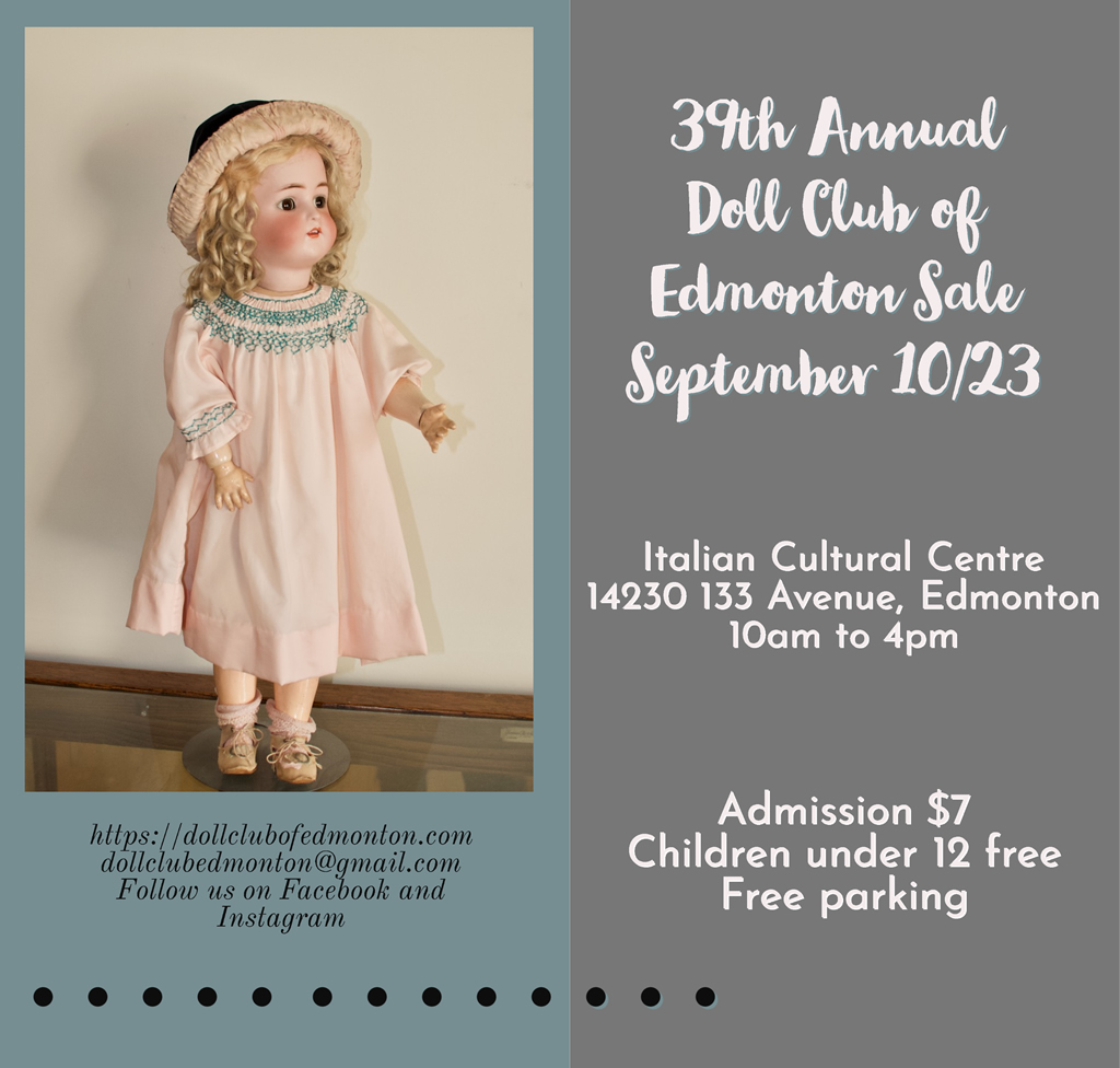 39th Annual Doll Club of Edmonton Sale