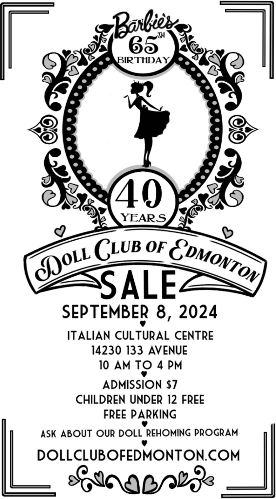40th Annual Doll Club of Edmonton Sale
