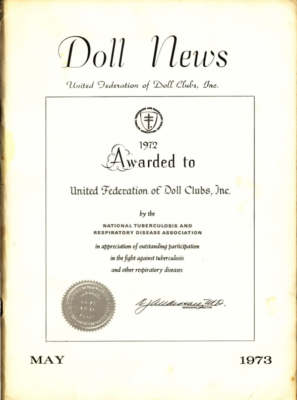 DOLL NEWS Magazine Summer 1973 Cover