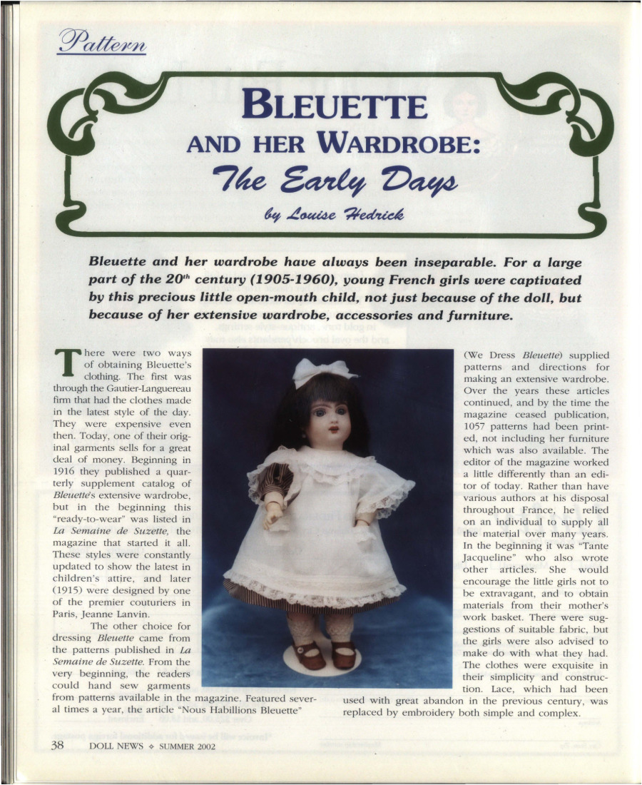Summer 2002 | DOLL NEWS Magazine | United Federation of Doll Clubs