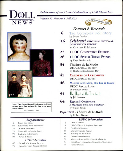 Fall 2002 Table of Contents