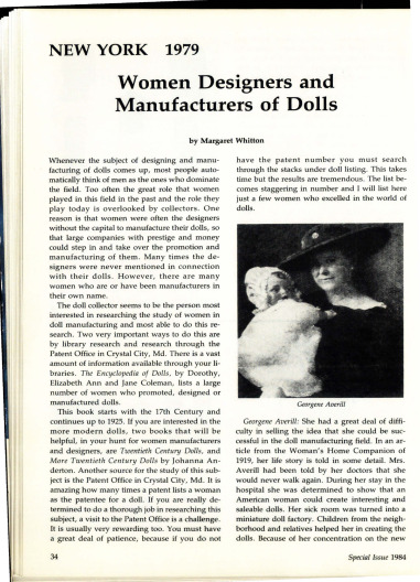 <small>Special Edition 1984</small> Featured Article