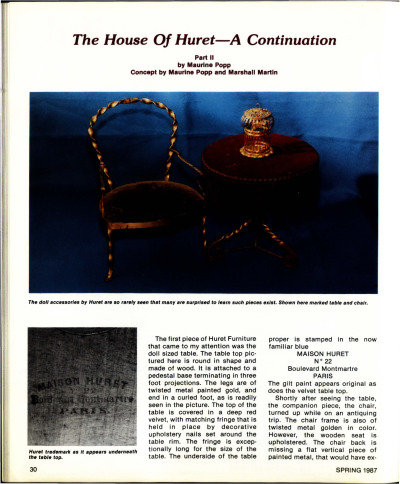 Spring 1987 Featured Article