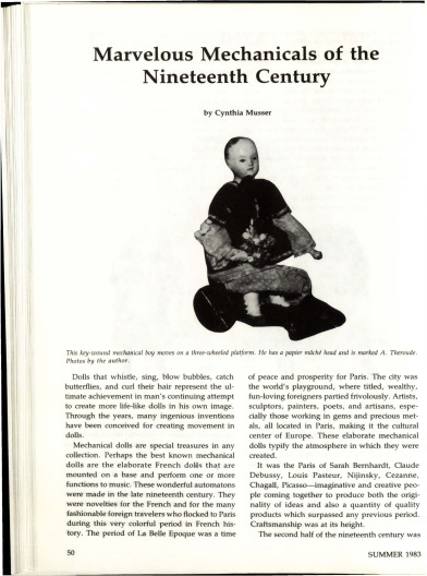 Summer 1983 Featured Article