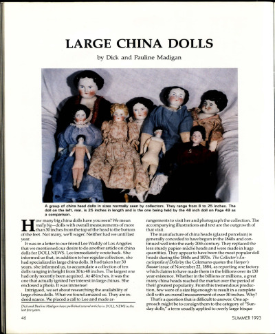 Summer 1993 Featured Article