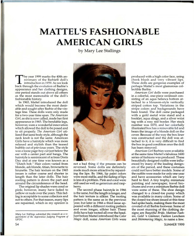 Summer 1999 Featured Article