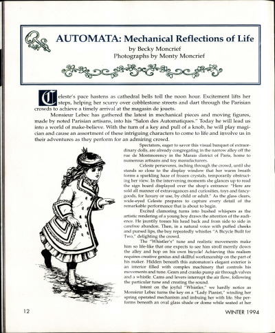 Winter 1994 Featured Article