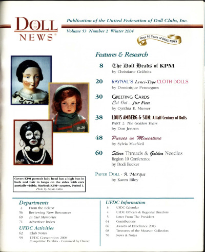 Winter 2004 Table of Contents
