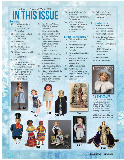 Winter 2019 Table of Contents