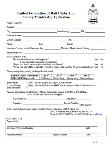 Library Membership Application